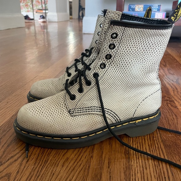 Dr. Martens | Shoes | Vintage Made In England Doc Martens In White ...
